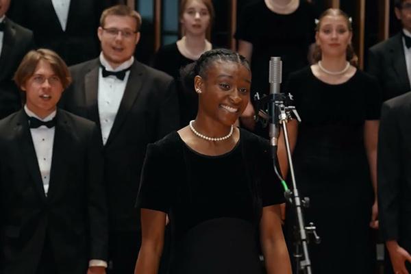 Concordia Choir - Cornerstone - music by Shawn Kirchner, featuring soloists Joshua Burns and Kaitlyn Bills